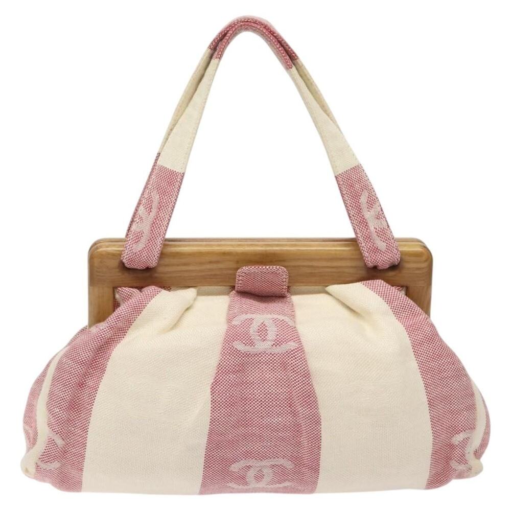 Chanel Canvas Handbag Beige